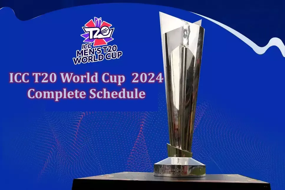 Men's T20 World Cup 2024 Schedule - Find Your Favourite Team's Full ...